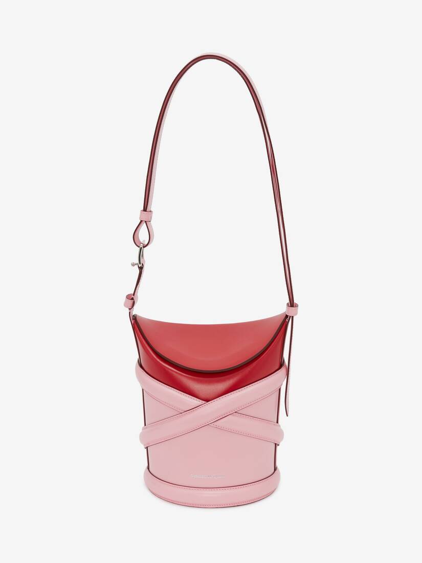 Bolsos Cruzados Alexander McQueen The Curve Mujer - Rojos/Rosas - Mexico 126-FMXIVP